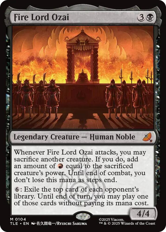 0104 Fire Lord Ozai M The Last Airbender: Eternal-Legal