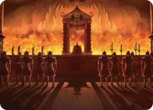 0027 Fire Lord Ozai Art Card S Art Series: Avatar: The Last Airbender