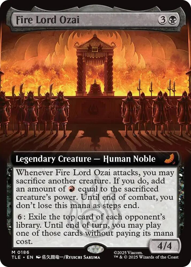 0186 Fire Lord Ozai (Extended Art) M The Last Airbender: Eternal-Legal
