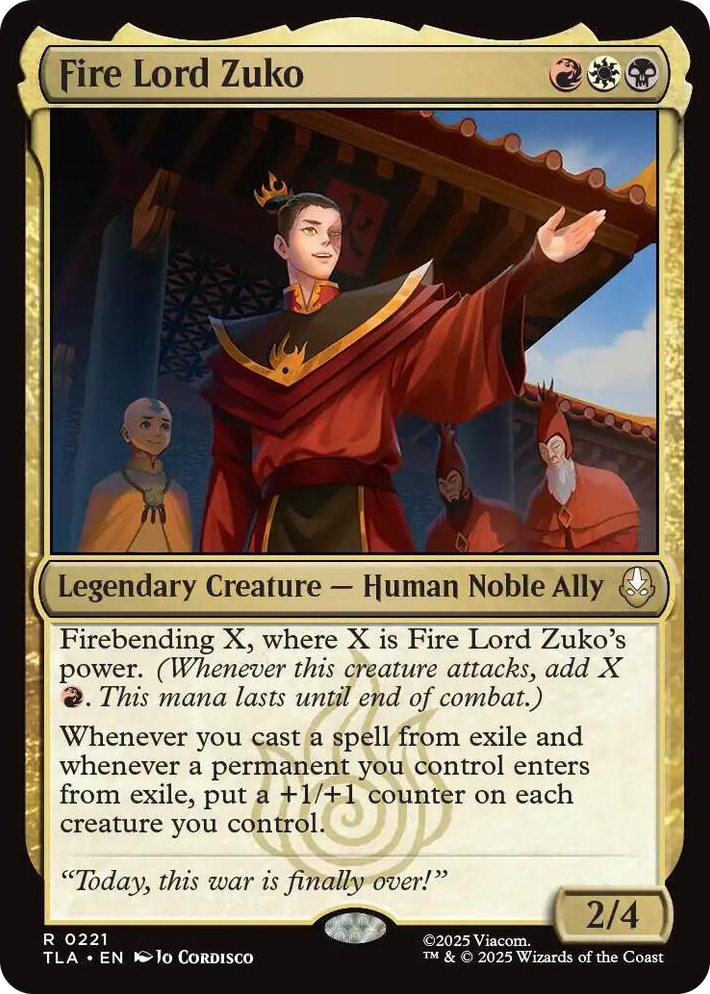 0221 Fire Lord Zuko R The Last Airbender