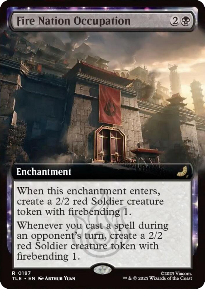 Fire Nation Occupation (Extended Art) #187 R - The Last Airbender: Eternal-Legal Pokemon card