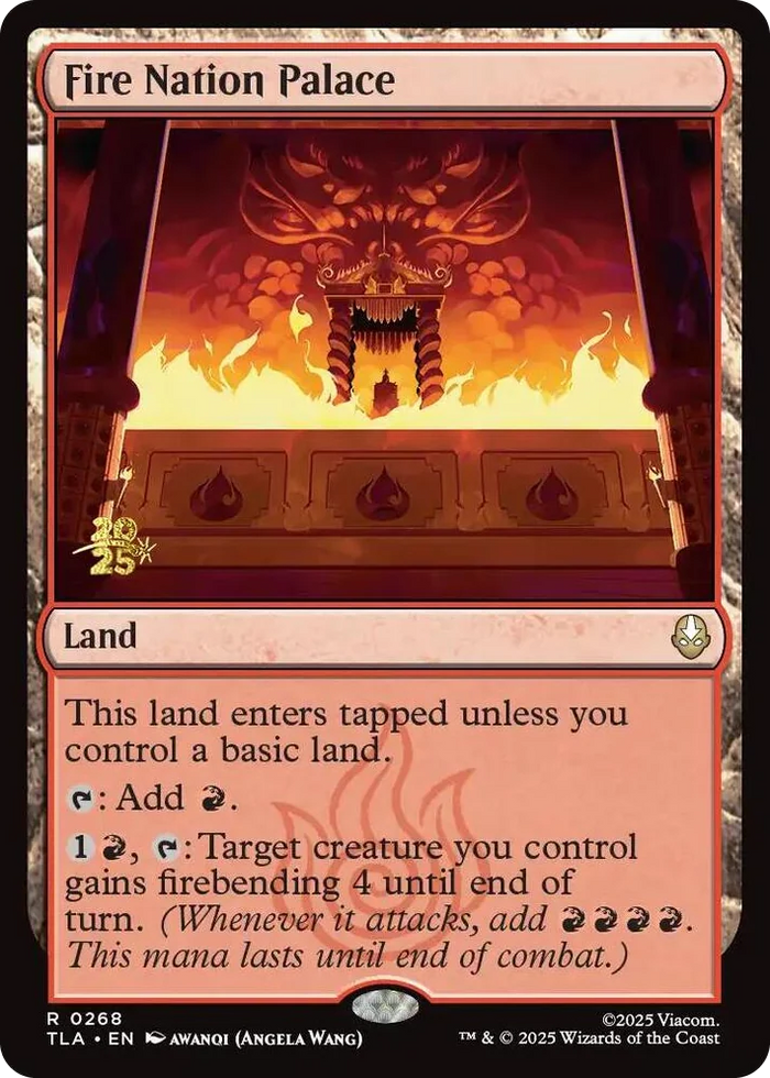 0268 Fire Nation Palace R Prerelease Cards