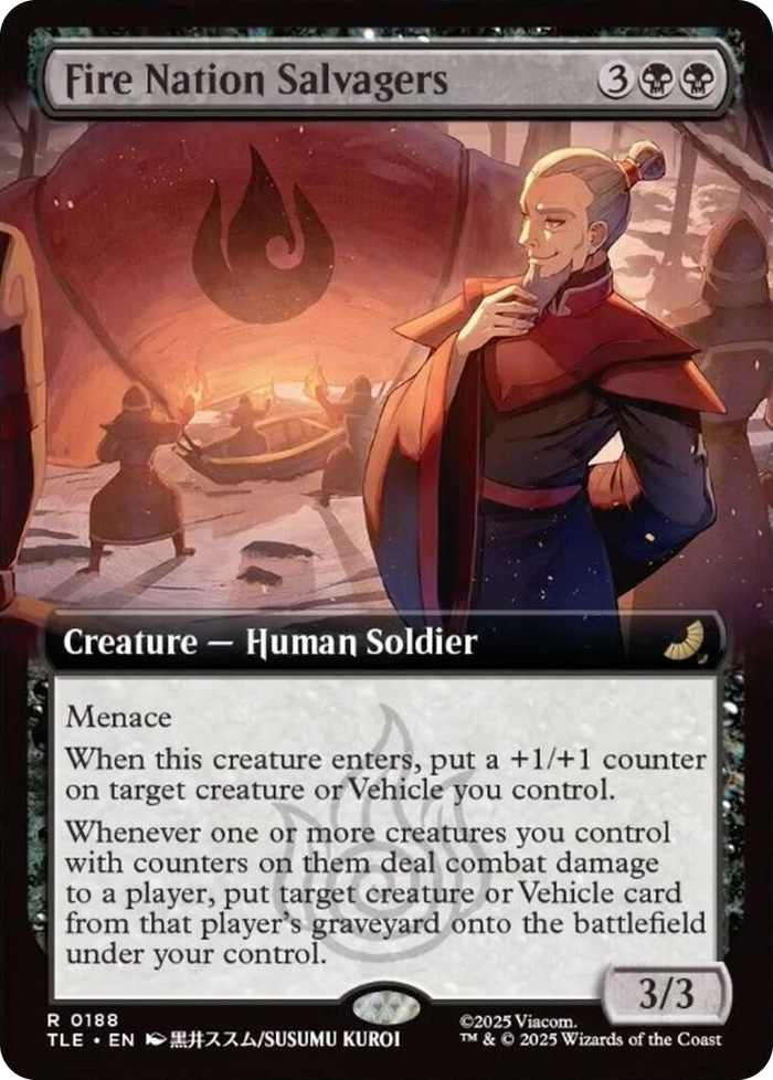 Fire Nation Salvagers (Extended Art) #188 R - The Last Airbender: Eternal-Legal Pokemon card