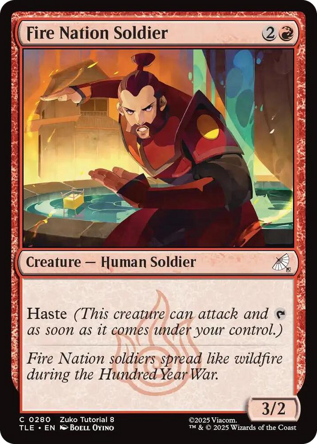 0280 Fire Nation Soldier (0280) C The Last Airbender: Eternal-Legal