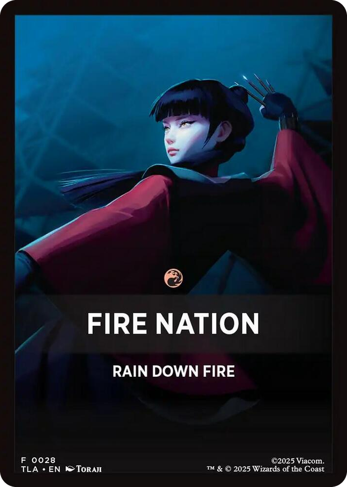 0028 Fire Nation Theme Card T The Last Airbender