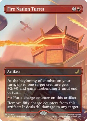 0064 Fire Nation Turret (Borderless) R The Last Airbender: Eternal-Legal
