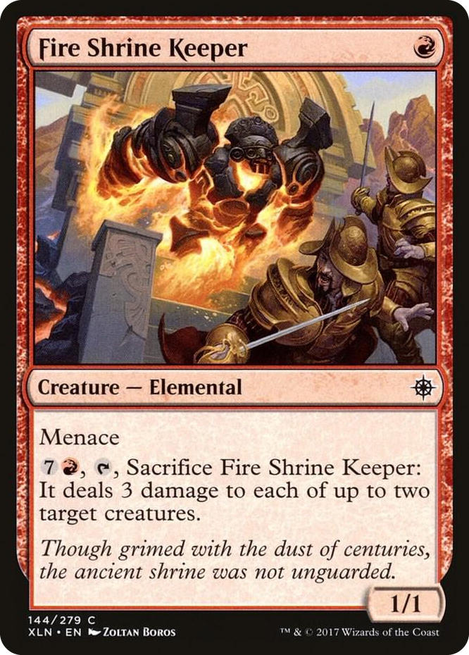 0144 Fire Shrine Keeper C Ixalan