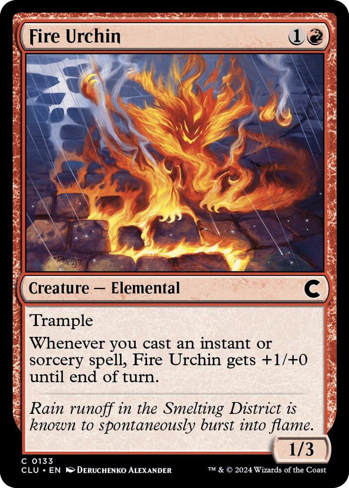 0133 Fire Urchin C Ravnica: Clue Edition