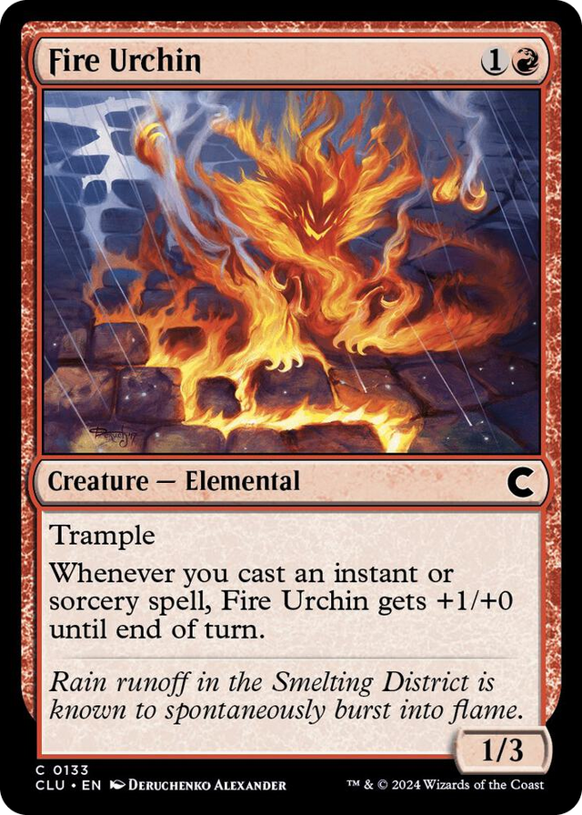 0133 Fire Urchin C Ravnica: Clue Edition
