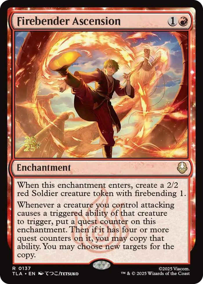 Firebender Ascension #137 R - Prerelease Cards Pokemon card