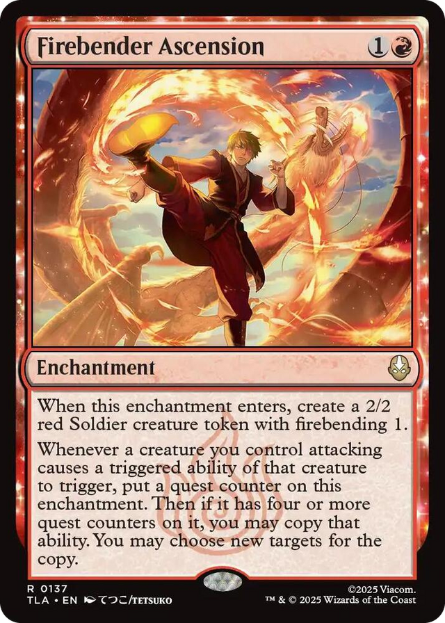 0137 Firebender Ascension R The Last Airbender
