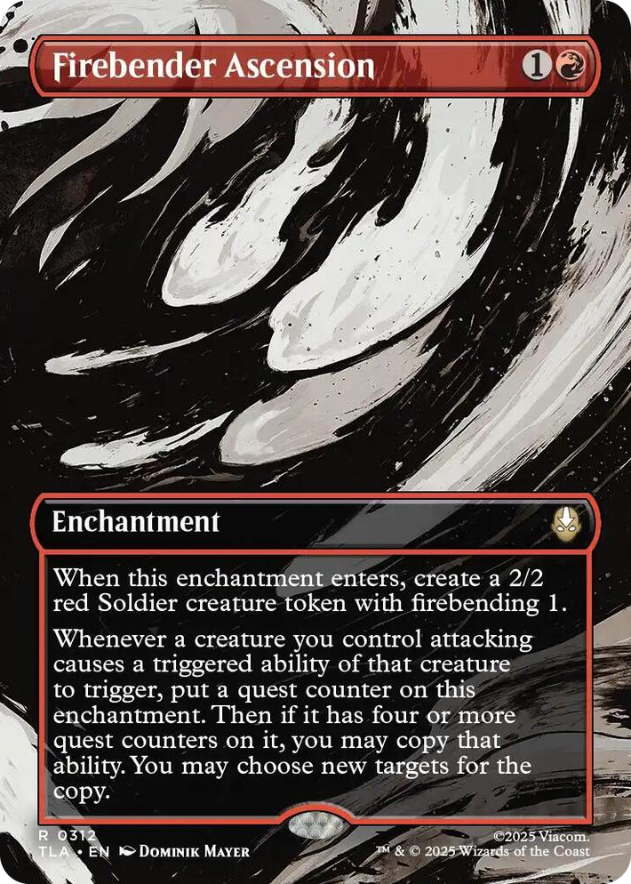 0312 Firebender Ascension (Borderless) R The Last Airbender