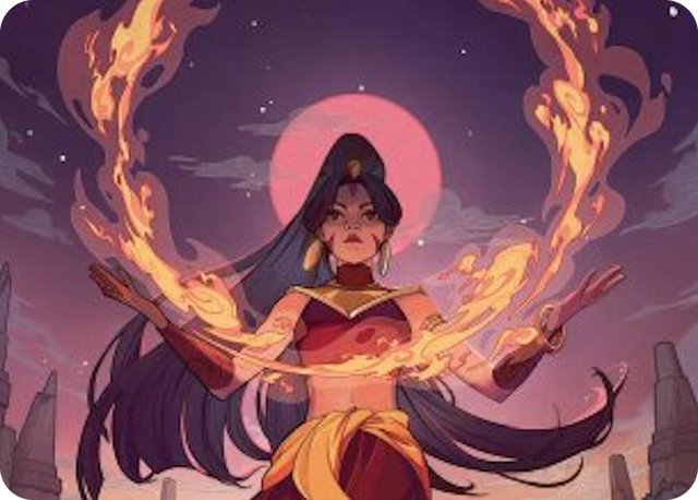 0044 Firebending Student Art Card S Art Series: Avatar: The Last Airbender
