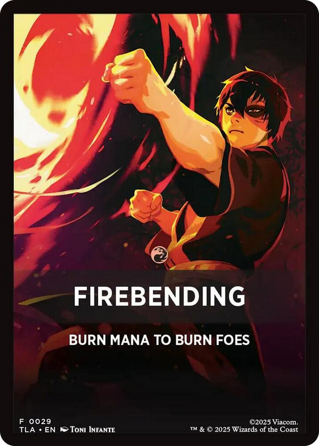 0029 Firebending Theme Card (0029) T The Last Airbender