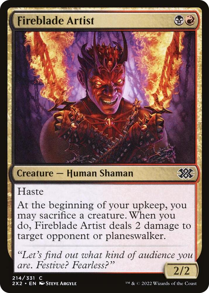 0214 Fireblade Artist C Double Masters 2022