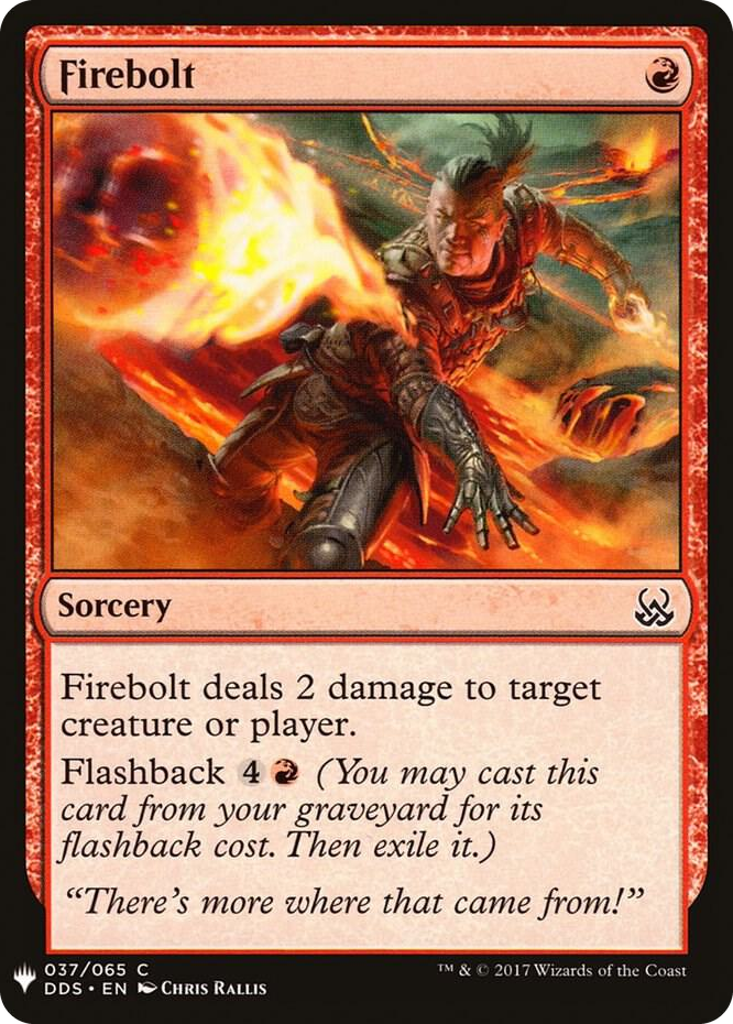 0037 Firebolt C The List Reprints