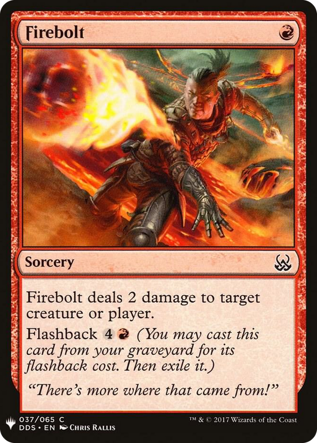 0037 Firebolt C The List Reprints