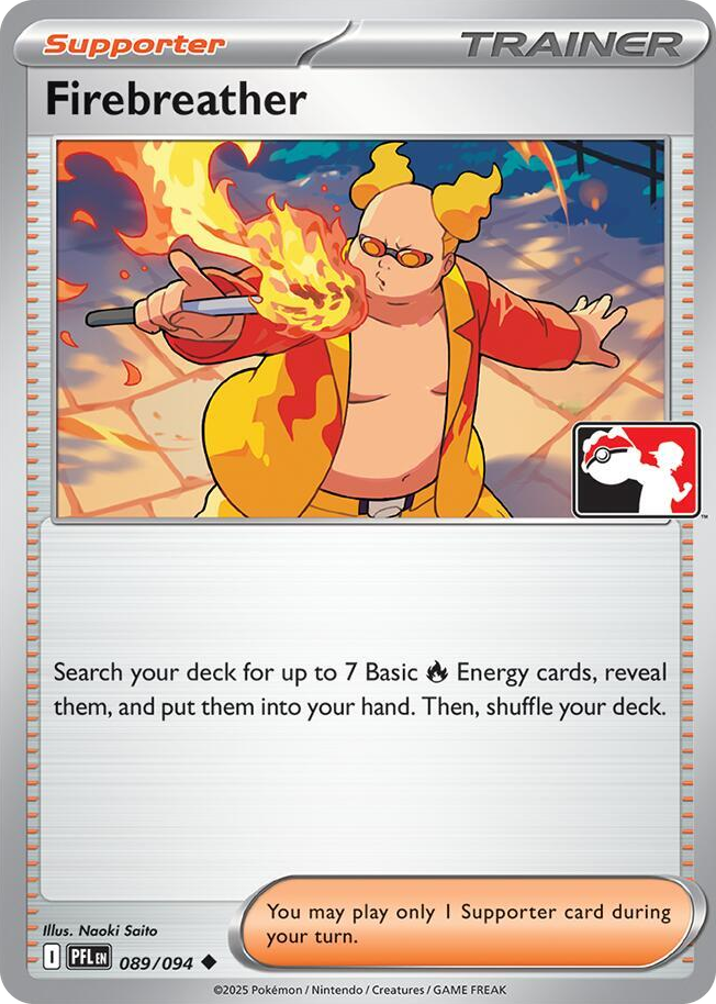 0089 Firebreather Uncommon Prize Pack Series Cards