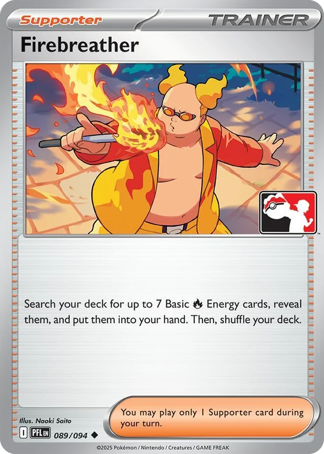 0089 Firebreather Uncommon Prize Pack Series Cards
