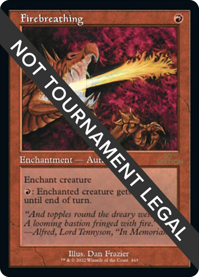 0443 Firebreathing (Retro Frame) C 30th Anniversary Edition