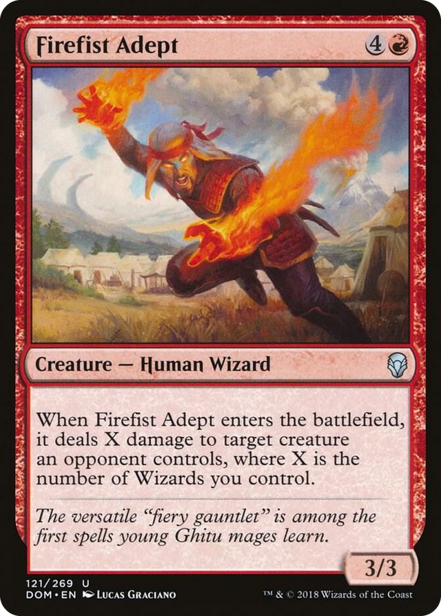 0121 Firefist Adept U Dominaria