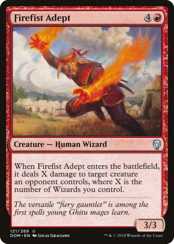 0121 Firefist Adept U Dominaria