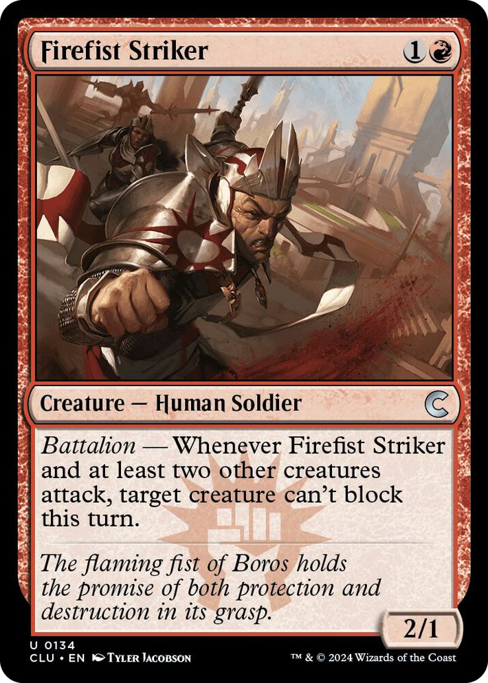 0134 Firefist Striker U Ravnica: Clue Edition