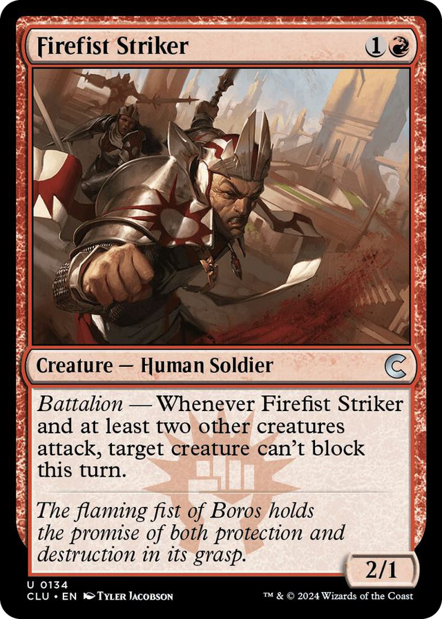 0134 Firefist Striker U Ravnica: Clue Edition