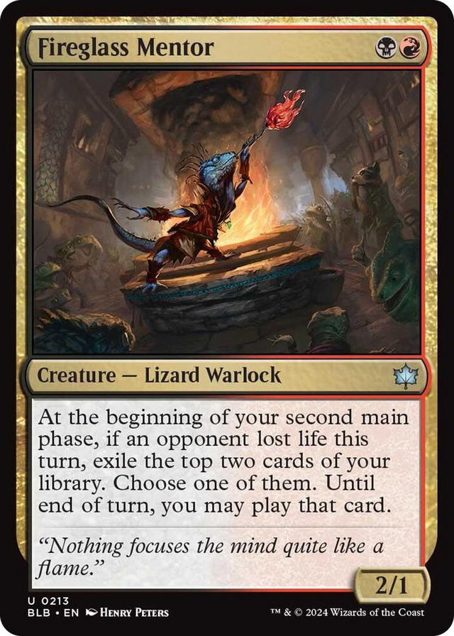 0213 Fireglass Mentor U Bloomburrow