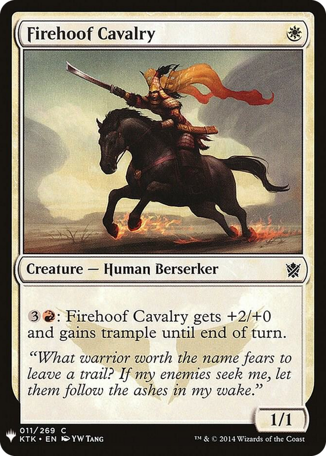 0011 Firehoof Cavalry C The List Reprints