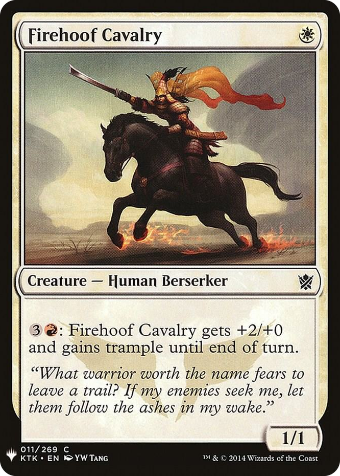 Firehoof Cavalry #11 C - The List Reprints Pokemon card