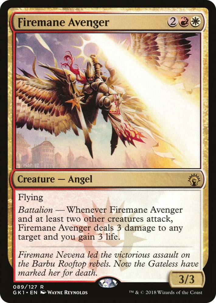 0089 Firemane Avenger R Guilds of Ravnica: Guild Kits