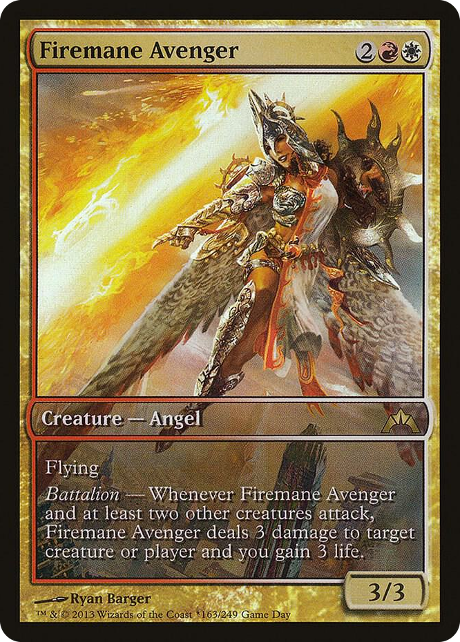 Firemane Avenger #163 P - Game Day & Store Championship Promos Pokemon card
