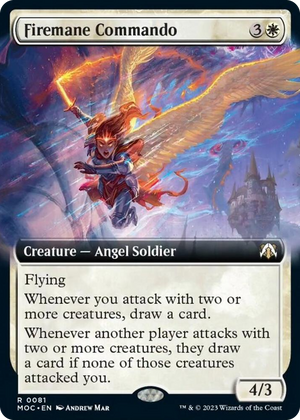 0081 Firemane Commando (Extended Art) R Commander: March of the Machine