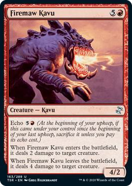 0163 Firemaw Kavu U Time Spiral: Remastered