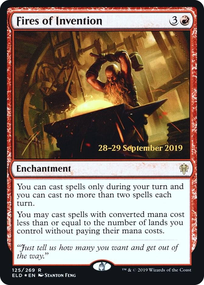 0125 Fires of Invention R Prerelease Cards