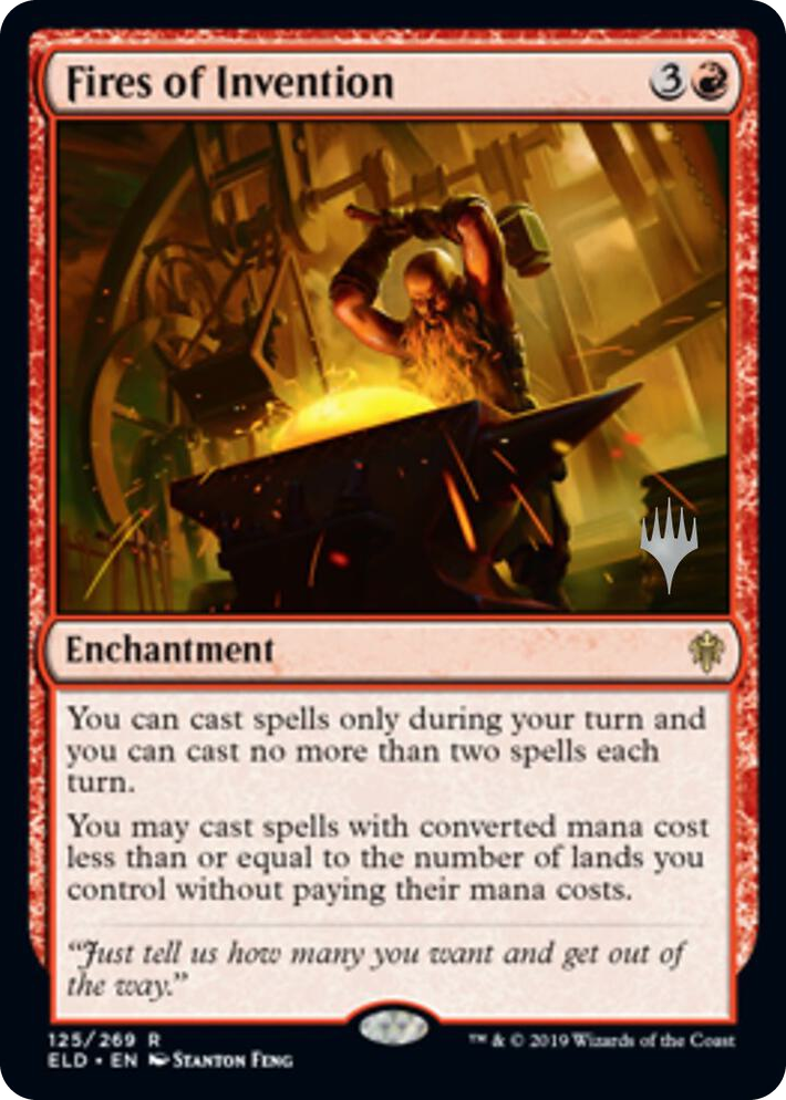 0125 Fires of Invention R Promo Pack: Throne of Eldraine