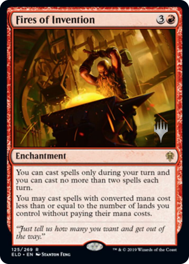 0125 Fires of Invention R Promo Pack: Throne of Eldraine