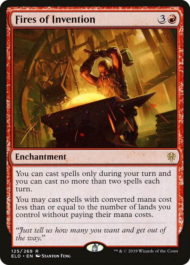 0125 Fires of Invention R Throne of Eldraine