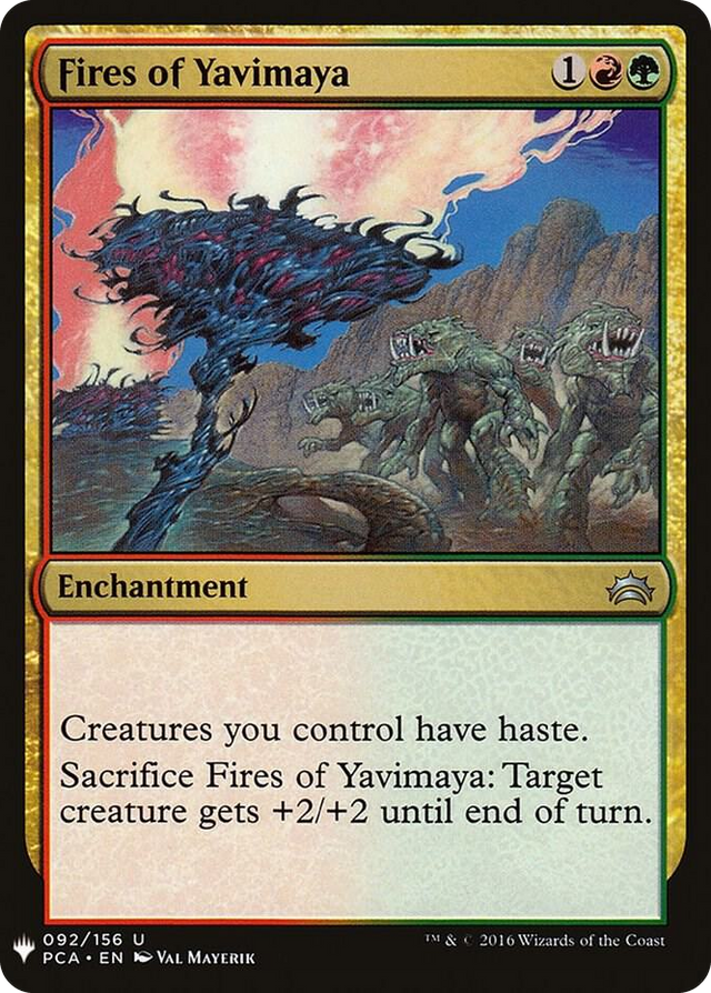 0092 Fires of Yavimaya U The List Reprints