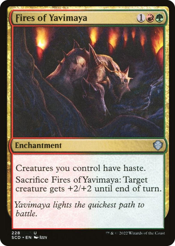 0228 Fires of Yavimaya U Starter Commander Decks