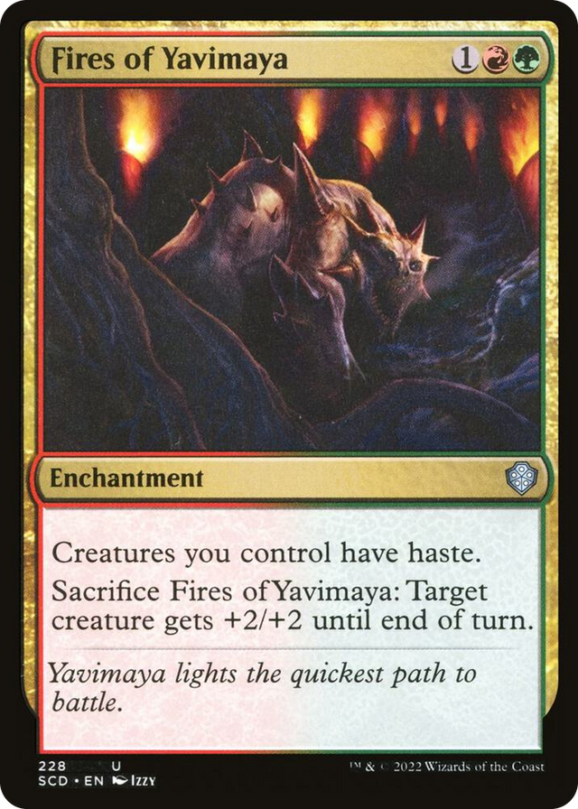 0228 Fires of Yavimaya U Starter Commander Decks