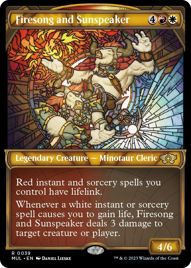 Firesong and Sunspeaker #39 R - March of the Machine: Multiverse Legends Pokemon card