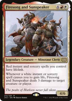 0215 Firesong and Sunspeaker R Double Masters 2022