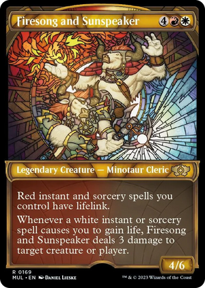 0169 Firesong and Sunspeaker (Halo Foil) R March of the Machine: Multiverse Legends