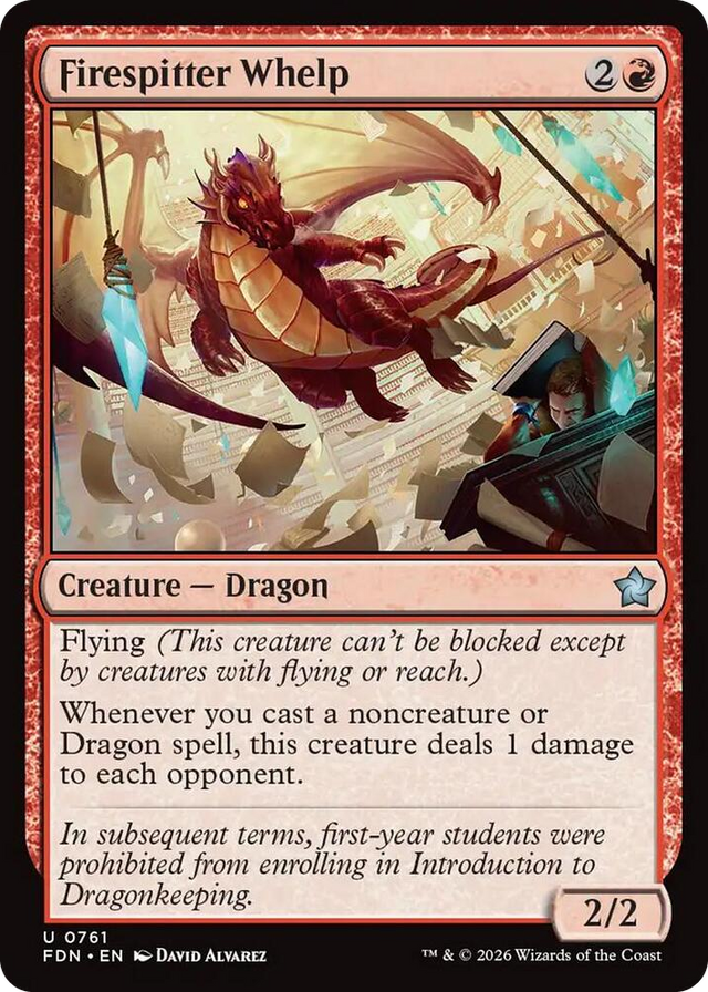 0761 Firespitter Whelp (0761) U Foundations