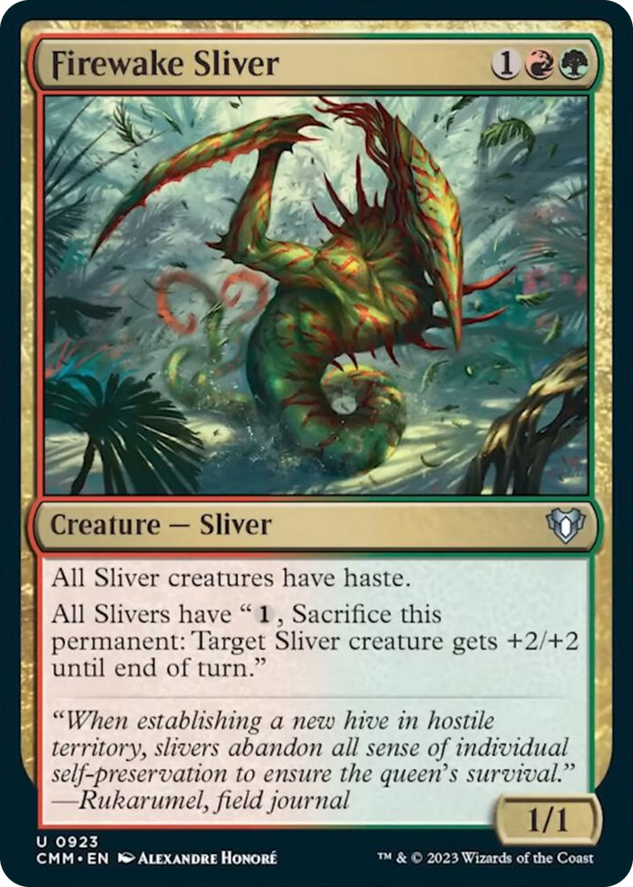 0923 Firewake Sliver U Commander Masters