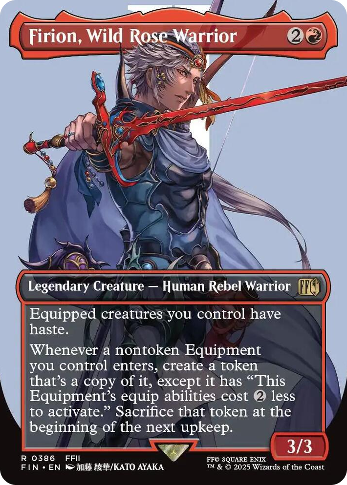 0386 Firion, Wild Rose Warrior (Borderless) R FINAL FANTASY