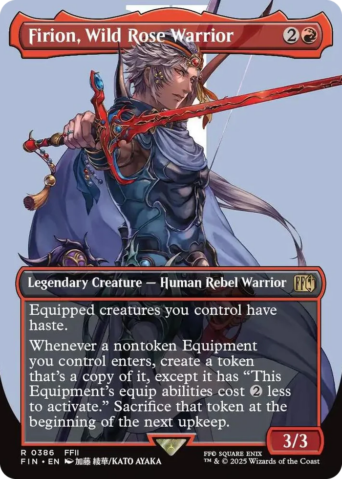 0386 Firion, Wild Rose Warrior (Borderless) R FINAL FANTASY