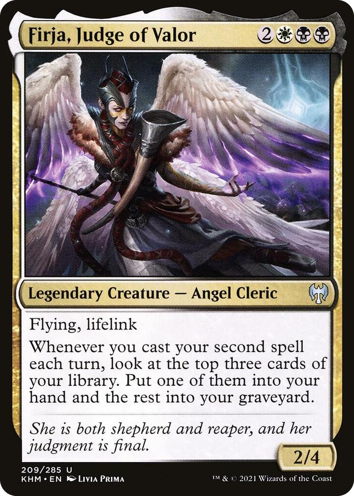 0209 Firja, Judge of Valor U Kaldheim